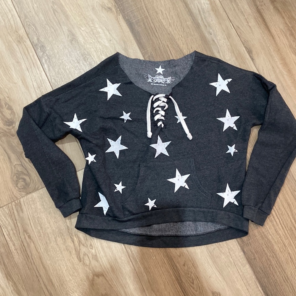 So Nikki girls cozy oversized sweatshirt